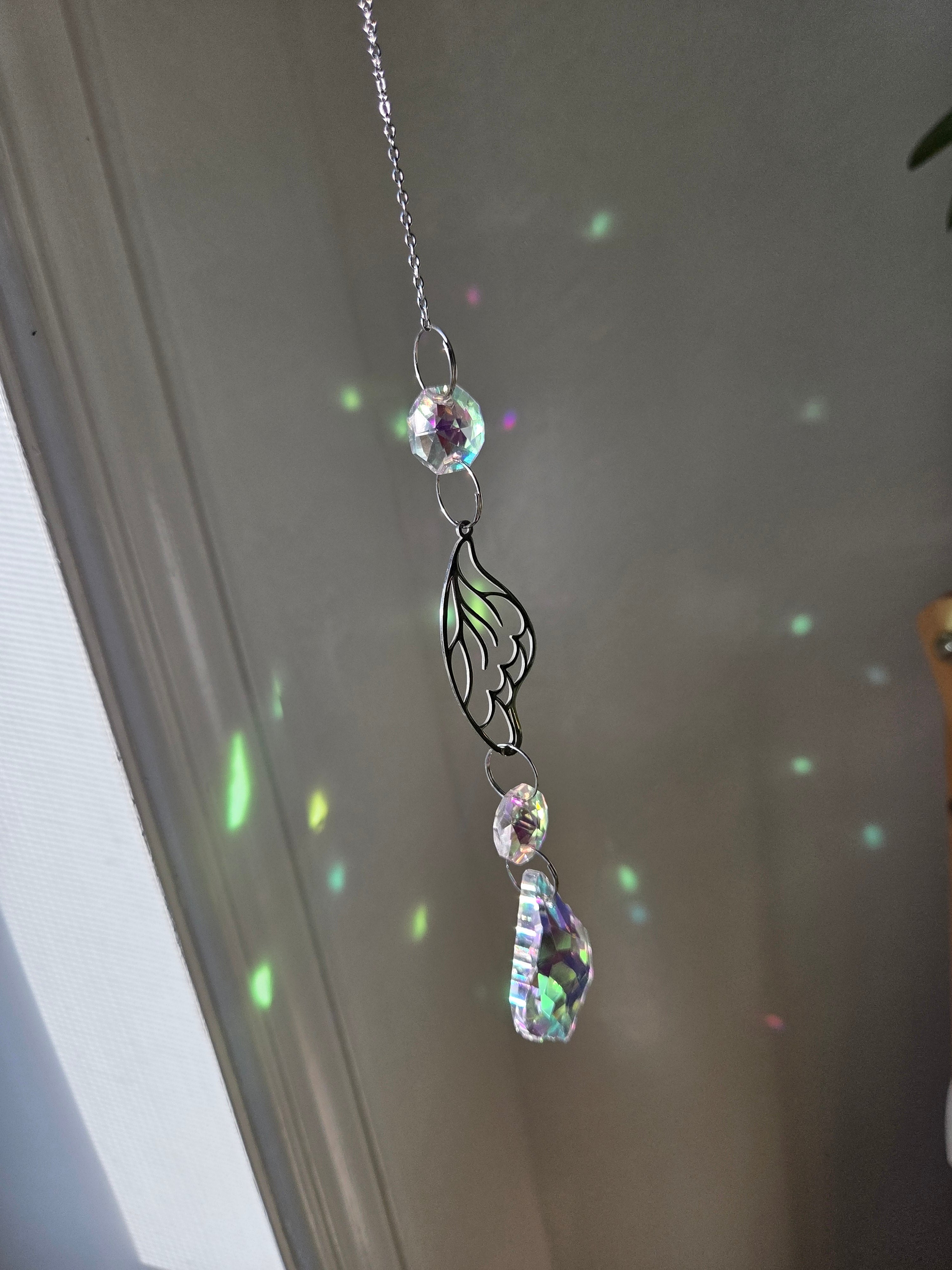 Aile de papillon d'argent