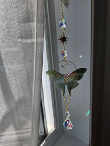 Luna moth queen gold